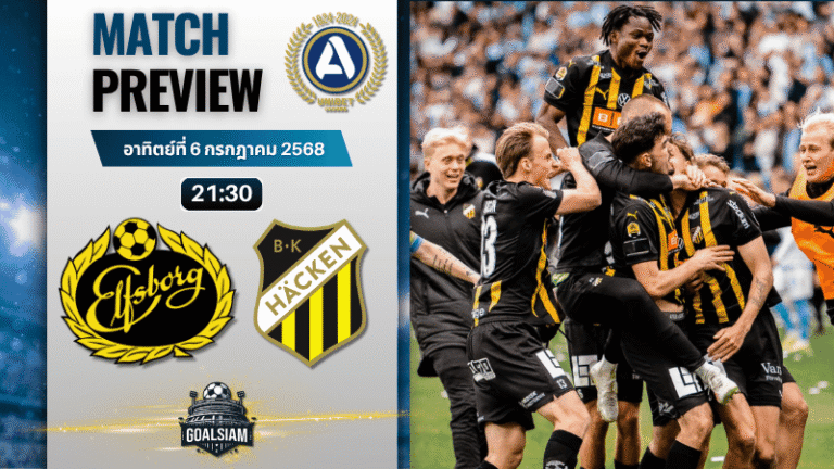 วิเคราะห์บอลวันนี้ ออลสเวนส์คาน : เอล์ฟส์บอร์ก พบกับ ฮัคเค่น