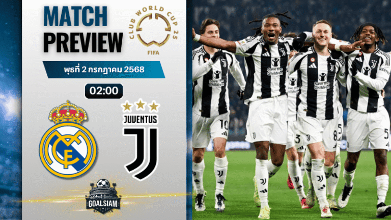 วิเคราะห์บอลวันนี้ ฟีฟ่าคลับเวิลด์คัพ ชิงแชมป์สโมสรโลก : เรอัล มาดริด พบกับ ยูเวนตุส