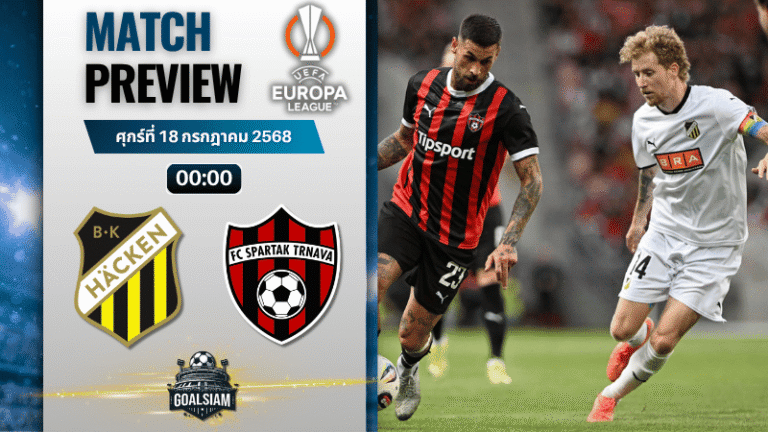 วิเคราะห์บอลวันนี้ ยูฟ่ายูโรปาลีก รอบคัดเลือก รอบแรก เลกสอง : ฮัคเค่น พบกับ สปาร์ตัค เตอร์นาว่า
