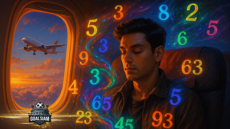 ฝันว่านั่งเครื่องบิน ทำนายแม่นลึกทุกมิติ! ความหมายแอบแฝง-เลขเด็ดแรง พร้อมแนวทางหวยจาก GOALSIAM