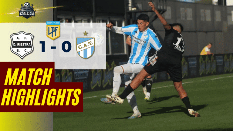 ไฮไลท์บอลวันนี้ อาร์เจนติน่า พรีเมียร์ดิวิชั่น 2025 เดปอร์ติโว เรยสตาร์ พบ แอดเลติโก ทูคูแมน – ผลบอลอาร์เจนติน่า พรีเมียร์ดิวิชั่น ล่าสุด