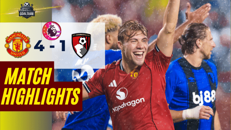 ไฮไลท์บอลวันนี้ พรีเมียร์ลีกซัมเมอร์ซีรีส์ 2025 แมนเชสเตอร์ ยูไนเต็ด พบ บอร์นมัธ เอเอฟซี – ผลบอลพรีเมียร์ลีกซัมเมอร์ซีรีส์ ล่าสุด