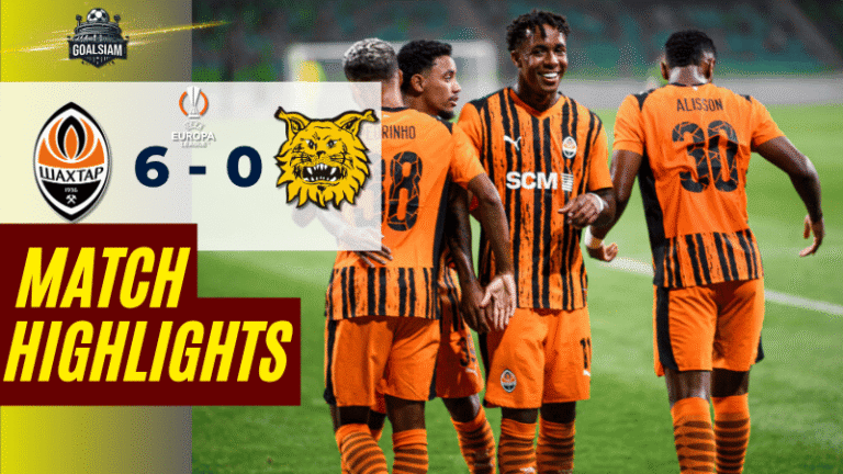 ไฮไลท์บอลวันนี้ ยูฟ่ายูโรปาลีก 2568 ชัคห์ตาร์ โดเน็ตส์ก พบ อิลเวส – ผลบอลยูฟ่ายูโรปาลีก ล่าสุด