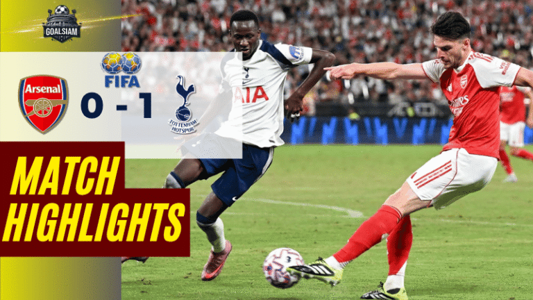 ไฮไลท์บอลวันนี้ กระชับมิตรสโมสร 2025 อาร์เซนอล พบ ท็อตแน่ม ฮ็อทสเปอร์ – ผลบอลกระชับมิตรสโมสร ล่าสุด