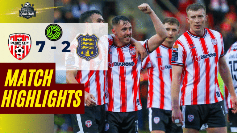 ไฮไลท์บอลวันนี้ ไอร์แลนด์ พรีเมียร์ ลิก 2025 เดอร์รี่ ซิตี้ พบ วอเตอร์ฟอร์ด ยูไนเต็ด – ผลบอลไอร์แลนด์ พรีเมียร์ ลิก ล่าสุด