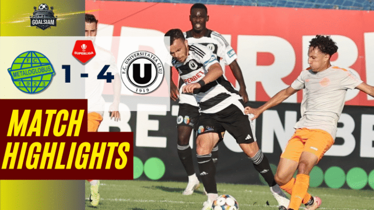 ไฮไลท์บอลวันนี้ โรมาเนีย ลีกา1 2025 เมต้าล๊อกโลบูส พบ ยูนิเวอร์ซิตาเตีย คลูจ์ – ผลบอลโรมาเนีย ลีกา1 ล่าสุด