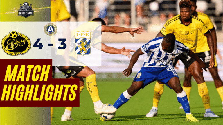 ไฮไลท์บอลวันนี้ ออลสเวนส์คาน 2025 เอล์ฟส์บอร์ก พบ ไอเอฟเค โกเตบอร์ก – ผลบอลออลสเวนส์คาน ล่าสุด