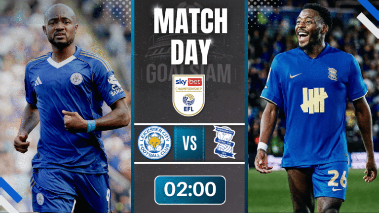 ดูบอลออนไลน์ อีเอฟแอลแชมเปียนชิป ถ่ายทอดสด เลสเตอร์ ซิตี้ พบกับ เบอร์มิงแฮม ซิตี้ 29/8/68