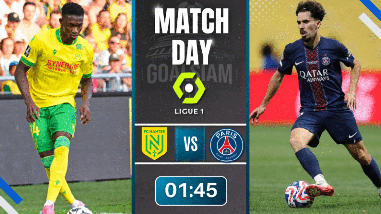 ดูบอลออนไลน์ ลีกเอิง ฝรั่งเศส ถ่ายทอดสด น็องต์ พบกับ ปารีส แซงต์ แชร์กแมง 17/8/68
