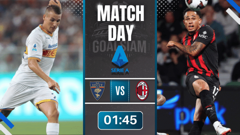 ดูบอลออนไลน์ เซเรียอา ถ่ายทอดสด เลชเช่ พบกับ เอซี มิลาน 29/8/68