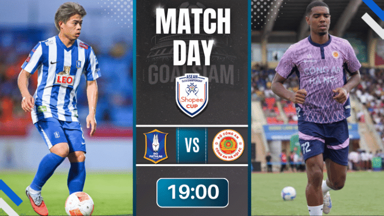 ดูบอลออนไลน์ ชิงแชมป์สโมสร อาเซียน ถ่ายทอดสด บีจี ปทุม ยูไนเต็ด พบกับ กง อัน ฮานอย 20/8/68