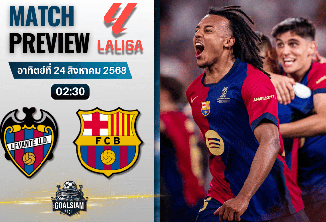 วิเคราะห์บอลวันนี้ ลาลิกา : เลบานเต้ พบกับ บาร์เซโลน่า