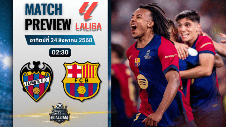 วิเคราะห์บอลวันนี้ ลาลิกา : เลบานเต้ พบกับ บาร์เซโลน่า