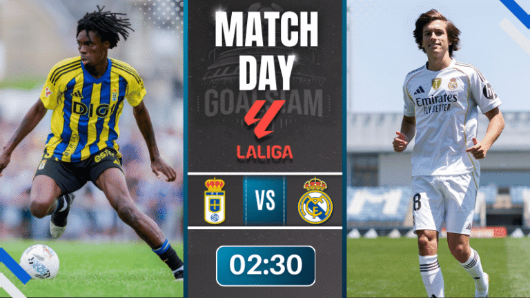 ดูบอลออนไลน์ ลาลิกา ถ่ายทอดสด เรอัล โอเบียโด พบกับ เรอัล มาดริด 24/8/68