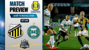 วิเคราะห์บอลวันนี้ คัมปิโอนาโต บราซิเลียโร ซีรีบี : เกรมิโอ โนโวริซอนติโน่ พบกับ กอริติบ้า พีอาร์