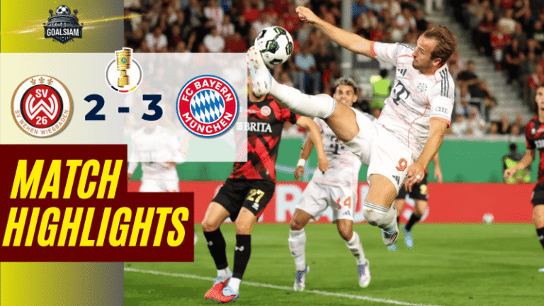 ไฮไลท์บอลวันนี้ เดเอ็ฟเบ-โพคาล 2025 เอสวี เวเฮน เวียสบาเดน พบ บาเยิร์น มิวนิค – ผลบอลเดเอ็ฟเบ-โพคาลล่าสุด