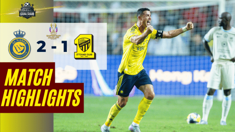 ไฮไลท์บอลวันนี้ ซาอุดีอาระเบียซุปเปอร์คัพ 2025 อันนัศร์ พบ อัล อิติฮัด (ซาอุฯ) – ผลบอลซาอุดีอาระเบียซุปเปอร์คัพล่าสุด