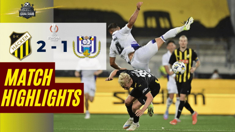 ไฮไลท์บอลวันนี้ ยูฟ่ายูโรปาลีก 2025 ฮัคเค่น พบ อันเดอร์เลชท์ – ผลบอลยูฟ่ายูโรปาลีก ล่าสุด