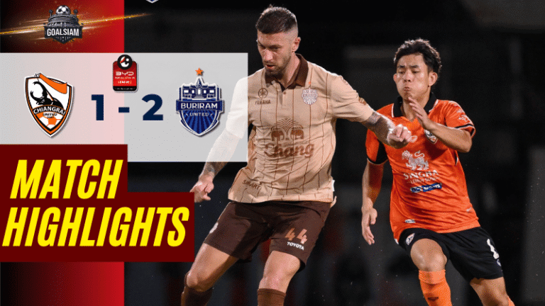 ไฮไลท์บอลวันนี้ ไทยลีก BYD sealion 6 league 1 เชียงราย ยูไนเต็ด พบ บุรีรัมย์ ยูไนเต็ด – ผลบอลไทยลีกล่าสุด
