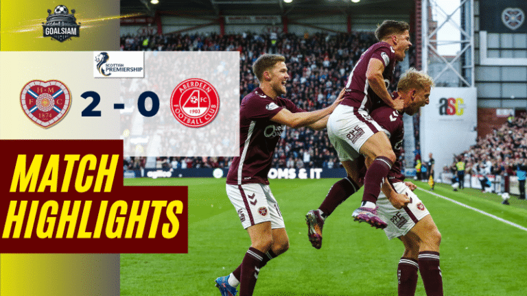 ไฮไลท์บอลวันนี้ สกอตติชพรีเมียร์ชิป 2025 ฮาร์ท ออฟ มิดโลเธียน เอฟซี พบ อเบอร์ดีน – ผลบอลสกอตติชพรีเมียร์ชิป ล่าสุด