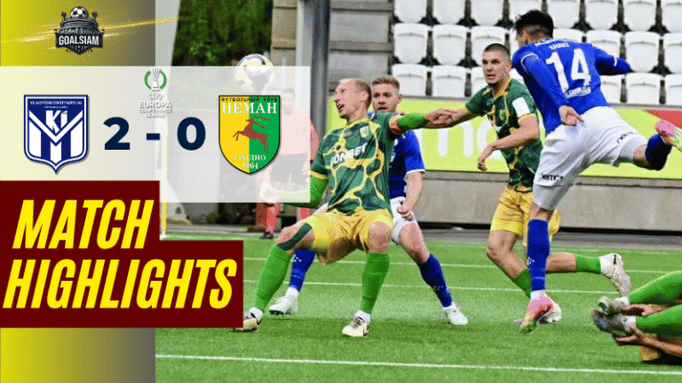 ไฮไลท์บอลวันนี้ ยูฟ่ายูโรปาคอนเฟอเรนซ์ลีก 2025 เคไอ แคร๊กสวิก พบ เนเมน กร็อดโน่ – ผลบอลยูฟ่ายูโรปาคอนเฟอเรนซ์ลีก ล่าสุด