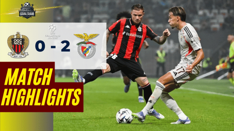 ไฮไลท์บอลวันนี้ ยูฟ่าแชมเปียนส์ลีก 2025 นีซ พบ เบนฟิก้า – ผลบอลยูฟ่าแชมเปียนส์ลีก ล่าสุด