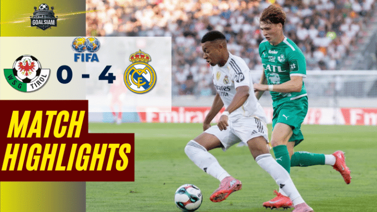 ไฮไลท์บอลวันนี้ กระชับมิตรสโมสร 2025 ดับบริวเอสจี วัตเท่น พบ เรอัล มาดริด – ผลบอลกระชับมิตรสโมสร ล่าสุด