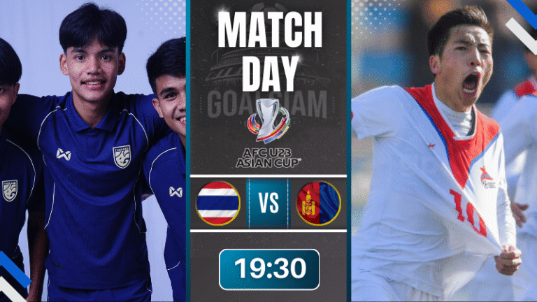 ดูบอลออนไลน์ ฟุตบอลเอเชียเยาวชนอายุไม่เกิน 23 ถ่ายทอดสด ไทย (ยู 23) พบกับ มองโกเลีย (ยู 23) 3/9/68