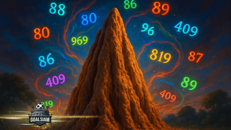 ฝันเห็นจอมปลวก เปิดคำทำนายฝันพร้อมแนวทางหวย GOALSIAM เลขเด็ดเสริมโชคที่ไม่ควรพลาด