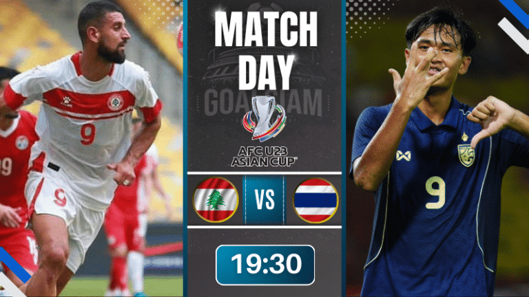 ดูบอลสดฟุตบอลเอเชียเยาวชนอายุไม่เกิน 23 ถ่ายทอดสด เลบานอน(ยู23) พบ ไทย (ยู 23) 6/9/68