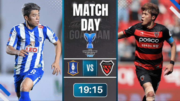 ดูบอลออนไลน์ เอเอฟซี แชมเปี้ยนส์ลีก อีลิท ทู ถ่ายทอดสด บีจี ปทุม ยูไนเต็ด พบกับ โปฮัง สตีลเลอร์ 18/9/68