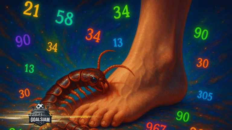 ฝันว่าตะขาบกัด เปิดตำราทำนายฝันสุดเข้มข้นพร้อมเลขเด็ดตรงจาก GOALSIAM