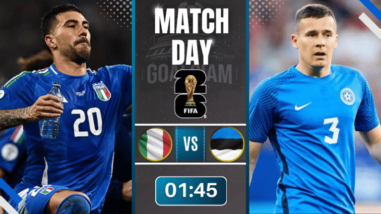 ดูบอลออนไลน์ ฟุตบอลโลก 2026 รอบคัดเลือก โซนยุโรป กลุ่ม I ถ่ายทอดสด อิตาลี พบกับ เอสโตเนีย 5/9/68