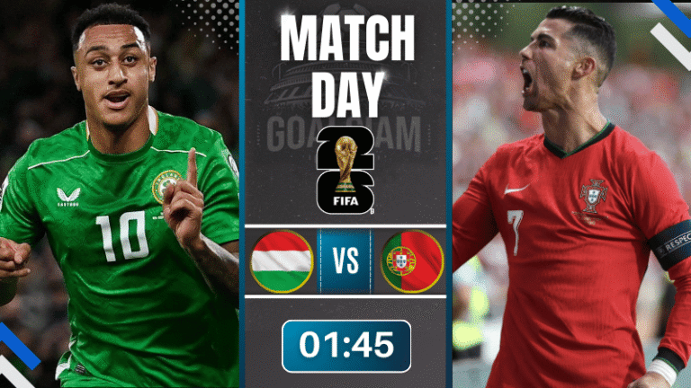 ดูบอลออนไลน์ ฟุตบอลโลก 2026 รอบคัดเลือก โซนยุโรป กลุ่ม ถ่ายทอดสด ฮังการี พบกับ โปรตุเกส 9/9/68