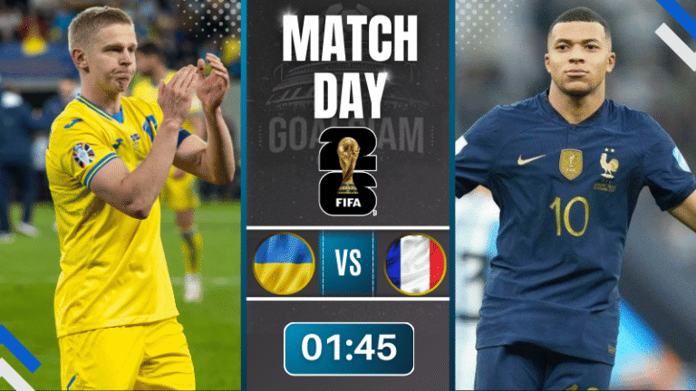 ดูบอลออนไลน์ ฟุตบอลโลก 2026 รอบคัดเลือก โซนยุโรป กลุ่ม D ถ่ายทอดสด ยูเครน พบกับ ฝรั่งเศส 5/9/68