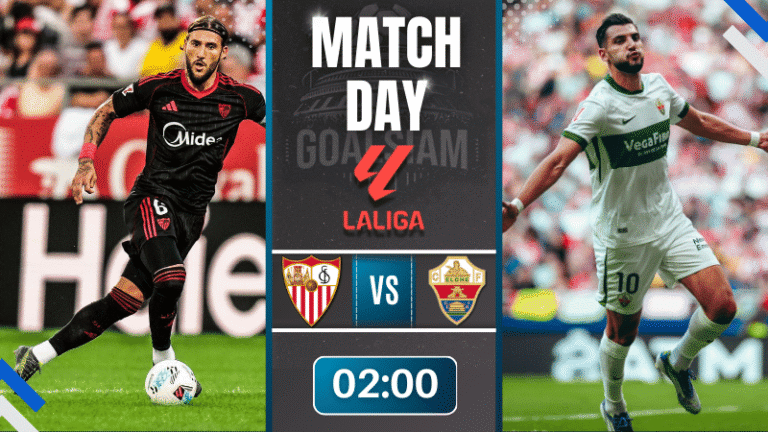 ดูบอลออนไลน์ ลาลิกา ถ่ายทอดสด เซบีย่า พบกับ เอลเช่ 12/9/68