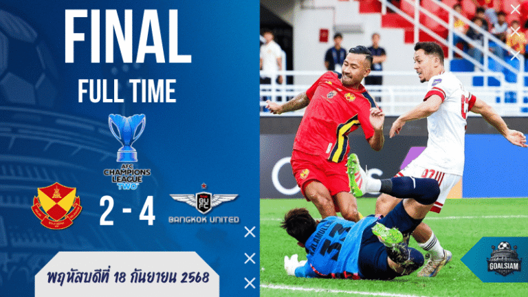 ผลบอลสด เอเอฟซี แชมเปี้ยนส์ลีก อีลิท ทู : แข้งเทพบุกอัดเซลังงอร์ 4-2 คว้าสามแต้มประเดิมจ่าฝูงกลุ่ม G