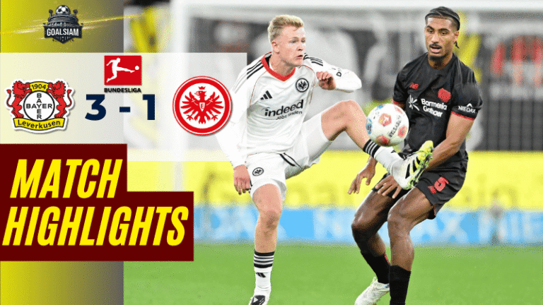 ไฮไลท์บอลวันนี้ บุนเดสลีกา 2025 ไบเออร์ เลเวอร์คูเซิน พบ ไอน์ทรัค แฟร้งค์เฟิร์ต – ผลบอลบุนเดสลีกาล่าสุด