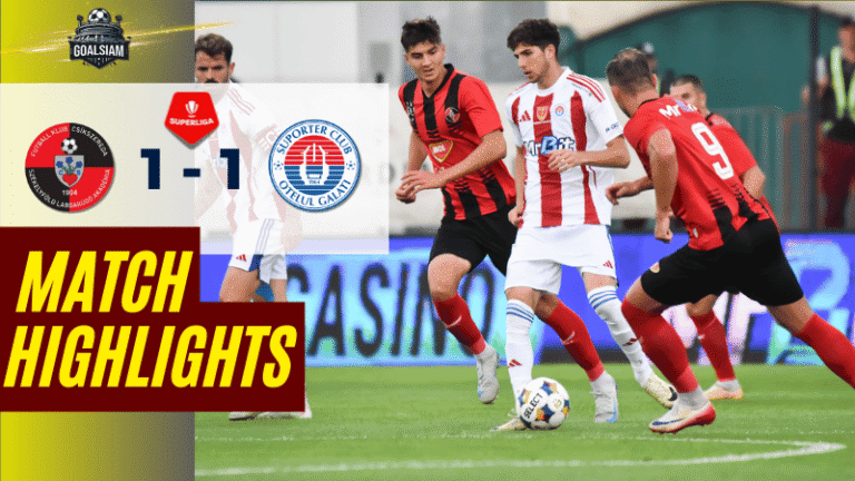 ไฮไลท์บอลวันนี้ โรมาเนีย ลีกา1 2025 เอฟเค ซิกซีริด้า เมียร์คูเรีย ซิซ พบ เอฟซี โอเตลุล กาลาติ – ผลบอลโรมาเนีย ลีกา1 ล่าสุด