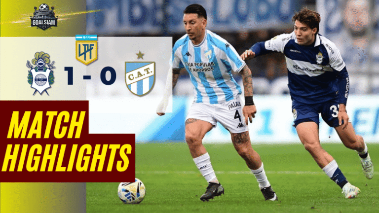 ไฮไลท์บอลวันนี้ อาร์เจนติน่า พรีเมียร์ดิวิชั่น 2025 กิมนาเซีย ลา พลาต้า พบ แอดเลติโก ทูคูแมน – ผลบอลอาร์เจนติน่าพรีเมียร์ดิวิชั่นล่าสุด