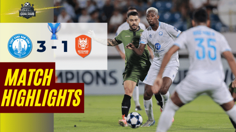 ไฮไลท์บอลวันนี้ เอเอฟซี แชมเปี้ยนส์ลีก อีลิท ทู 2025 นัม ดินห์ เอฟซี พบ ราชบุรี เอฟซี – ผลบอลเอเอฟซี แชมเปี้ยนส์ลีก อีลิท ทูล่าสุด