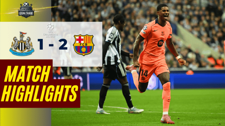 ไฮไลท์บอลวันนี้ ยูฟ่าแชมเปี้ยนส์ลีก 2025 นิวคาสเซิ่ล ยูไนเต็ด พบ บาร์เซโลน่า – ผลบอลยูฟ่าแชมเปี้ยนส์ลีคล่าสุด