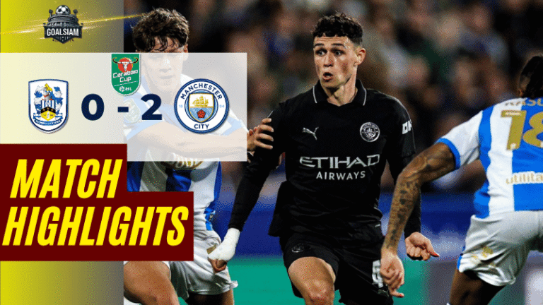 ไฮไลท์บอลวันนี้ คาราบาวคัพ 2025 ฮัดเดอร์ฟิลด์ ทาวน์ พบ แมนเชสเตอร์ ซิตี้ – ผลบอลคาราบาวคัพล่าสุด