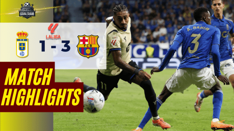 ไฮไลท์บอลวันนี้ ลาลิกา 2025 เรอัล โอเบียโด พบ บาร์เซโลน่า – ผลบอลลาลิกาล่าสุด