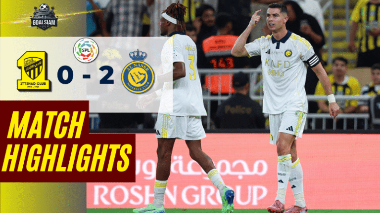 ไฮไลท์บอลวันนี้ ซาอุดิ โปรเฟสชั่นแนล ลีก 2025 อัล อิติฮัด พบ อันนัศร์ – ผลบอลซาอุดิ โปรเฟสชั่นแนล ลีกล่าสุด