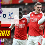 ไฮไลท์บอลวันนี้ พรีเมียร์ลีก 2025/26 อาร์เซนอล พบกับ คริสตัล พาเลซ – ผลบอลพรีเมียร์ลีกล่าสุด