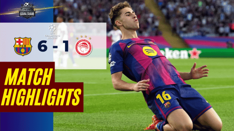 ไฮไลท์บอลวันนี้ ยูฟ่าแชมเปียนส์ลีก 2025/26 บาร์เซโลน่า พบกับ โอลิมเปียกอส ไพรีอัส – ผลบอล UCL ล่าสุด