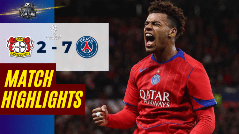 ไฮไลท์บอลวันนี้ ยูฟ่าแชมเปียนส์ลีก 2025/26 ไบเออร์ เลเวอร์คูเซิน พบกับ ปารีส แซงต์ แชร์กแมง – ผลบอล UCL ล่าสุด