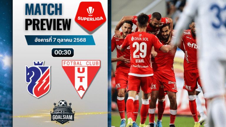 วิเคราะห์บอล โรมาเนีย ลีกา1 : โบโตซานี่ พบกับ ยูทีเอ อารัด 6/10/68