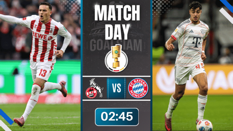 ดูบอลออนไลน์ เดเอ็ฟเบ-โพคาล ถ่ายทอดสด โคโลญจน์ พบกับ บาเยิร์น มิวนิค 29/10/68